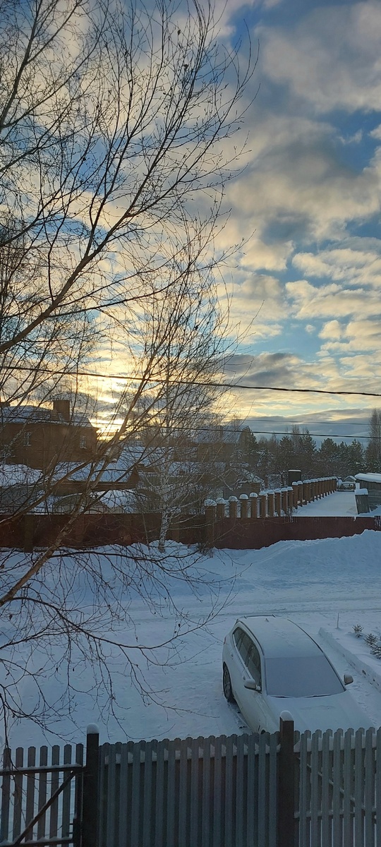 Утро 1 января.