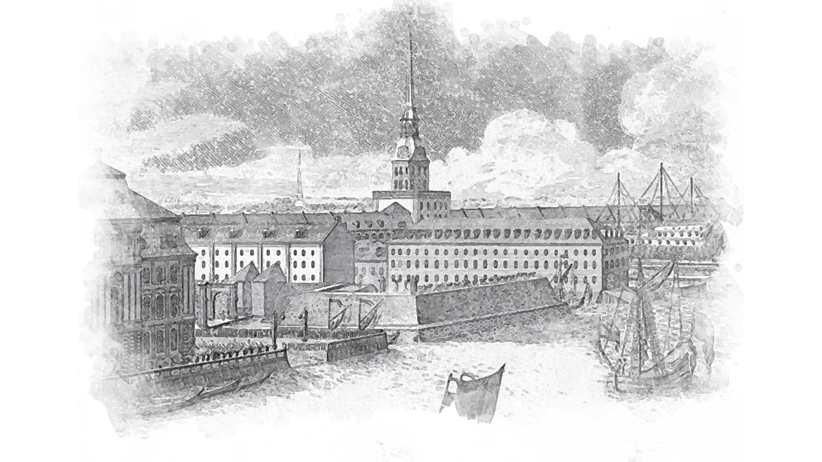 Башня первого комплекса зданий Адмиралтейских верфей