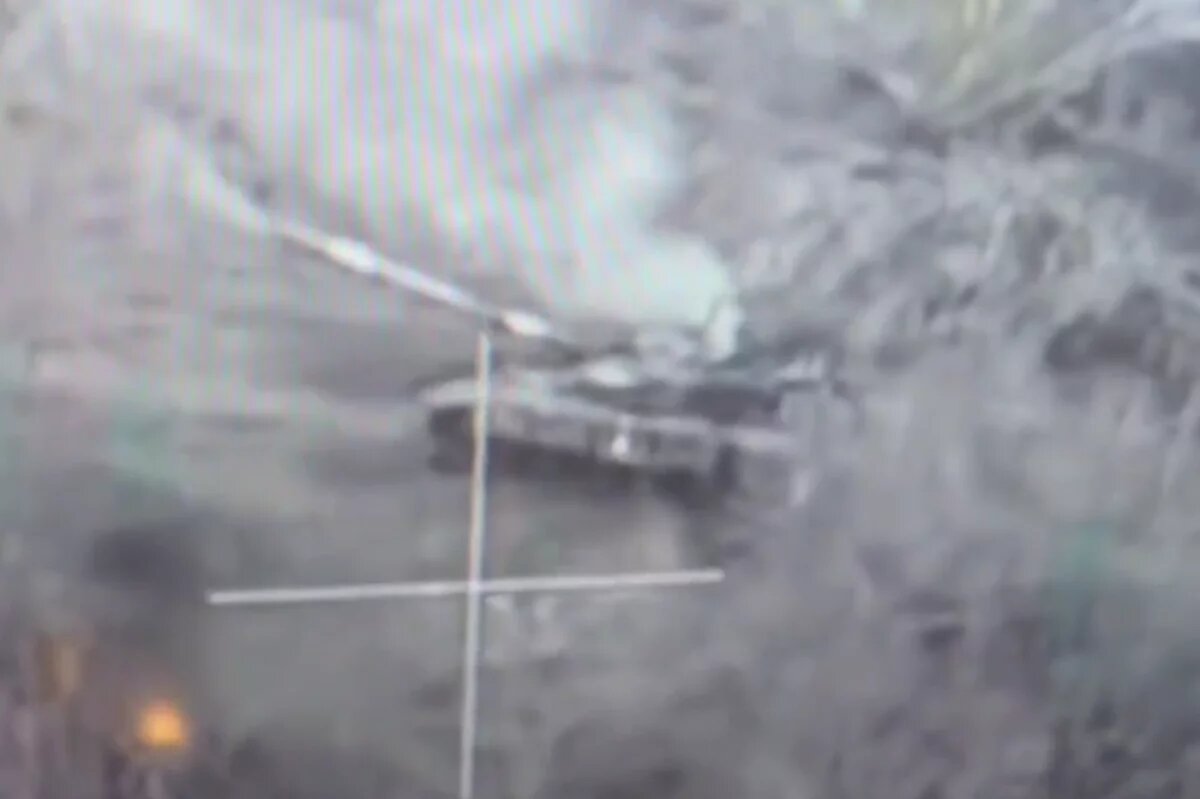    Отряд «Оптима» спецназа «Ахмат» сжёг танк ВСУ на Суджанском направлении