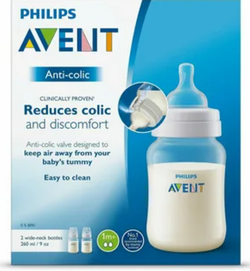 Иллюстрация: бутылочка Philips Avent Anti-Colic
