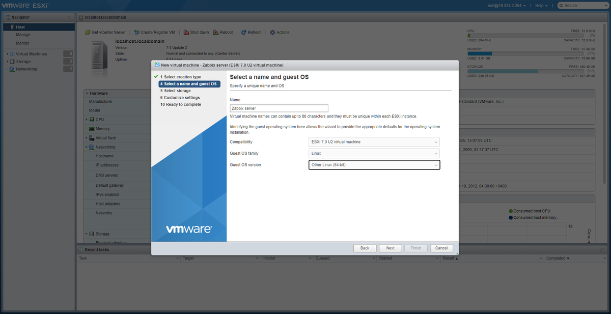 Создание ВМ