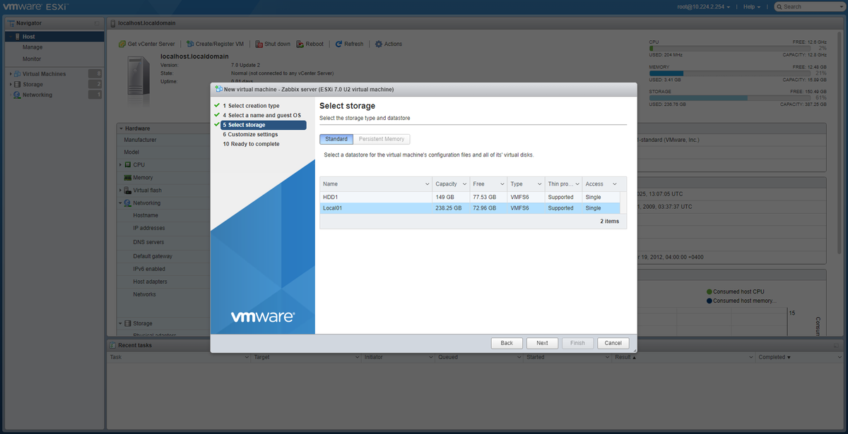 Создание ВМ