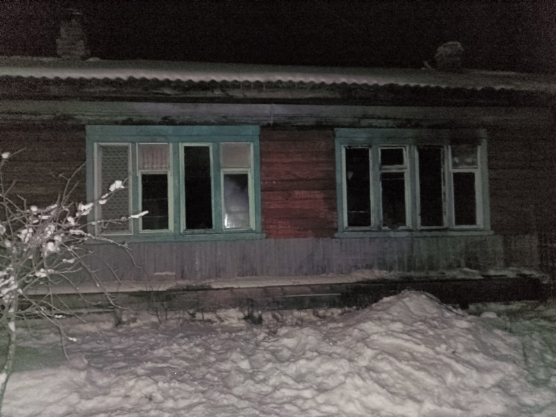    Пожарные-добровольцы спасли от огня жилой дом в поселке КарелииГКУ РК ОПС по Беломорскому муниципальному округу