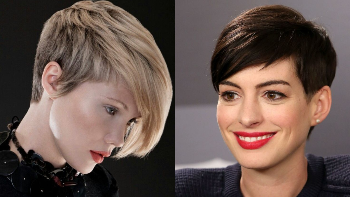 Гарсон с удлинёнными прядями