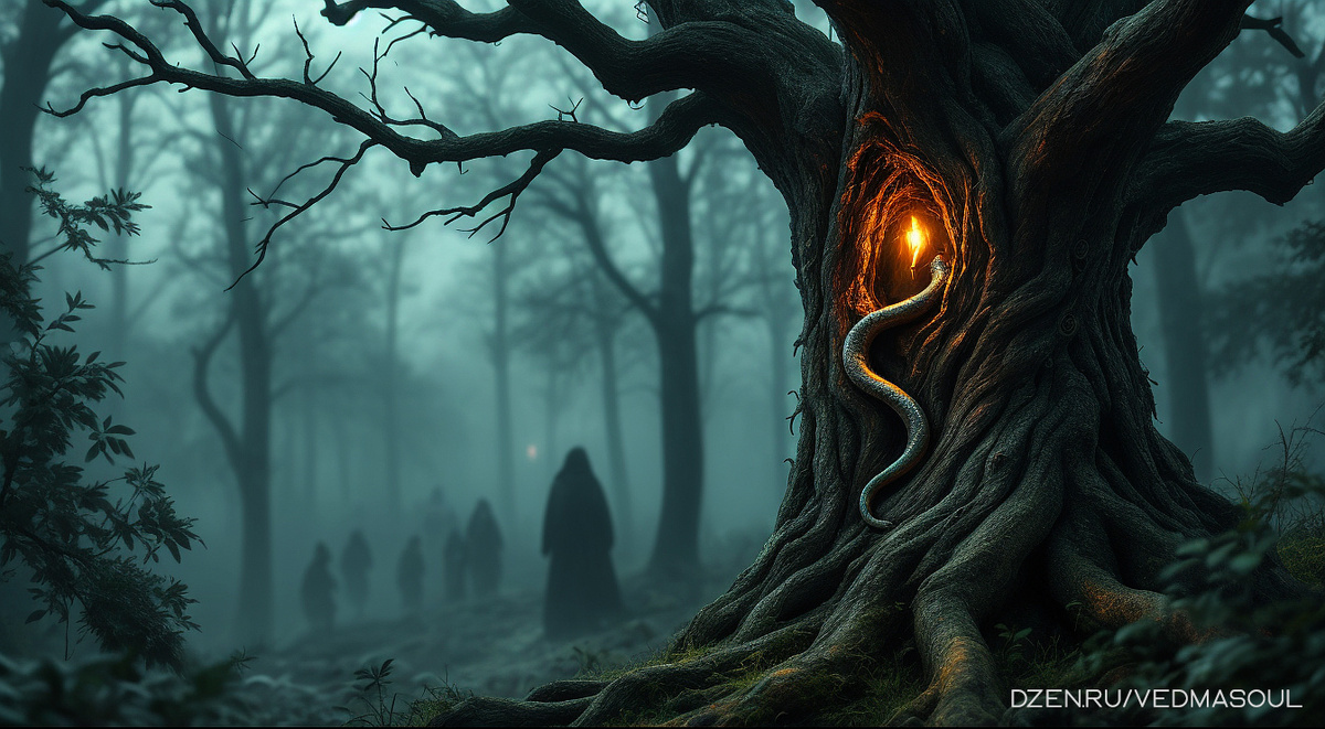 Авторское изображение @vedmasoul. Cгенерировано ИИ. Чистка от порчи