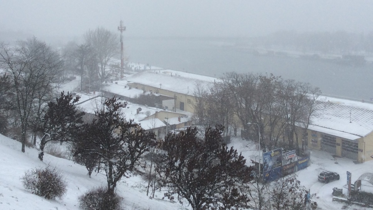 Это тоже январский Белград