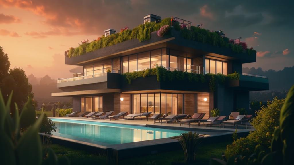 Нейросеть рисует "Дом мечты"