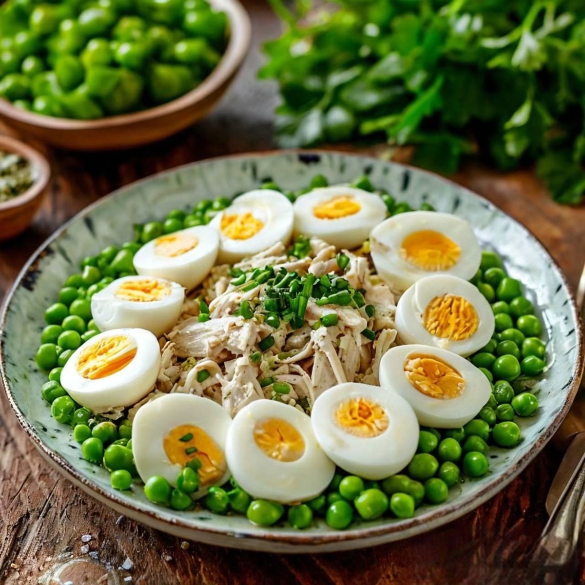 Пример оформления блюда сделанный с помощью ИИ. 