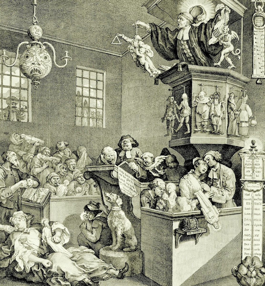 Hogarth, William: Der Enthusiasmus
