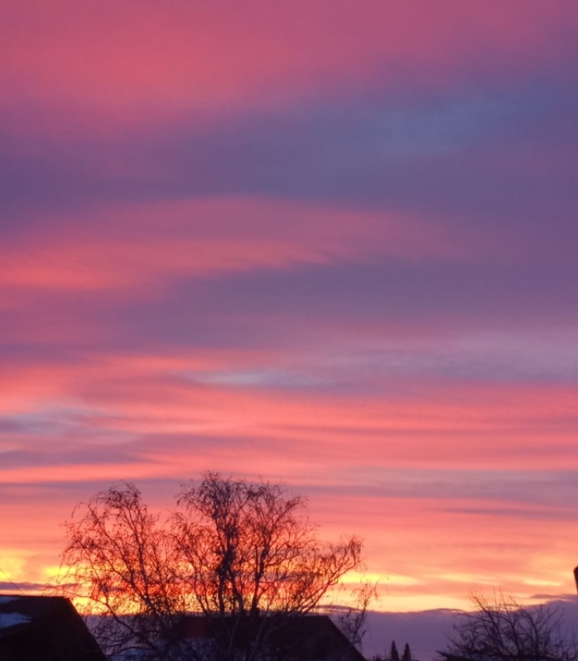 Уральский рассвет.