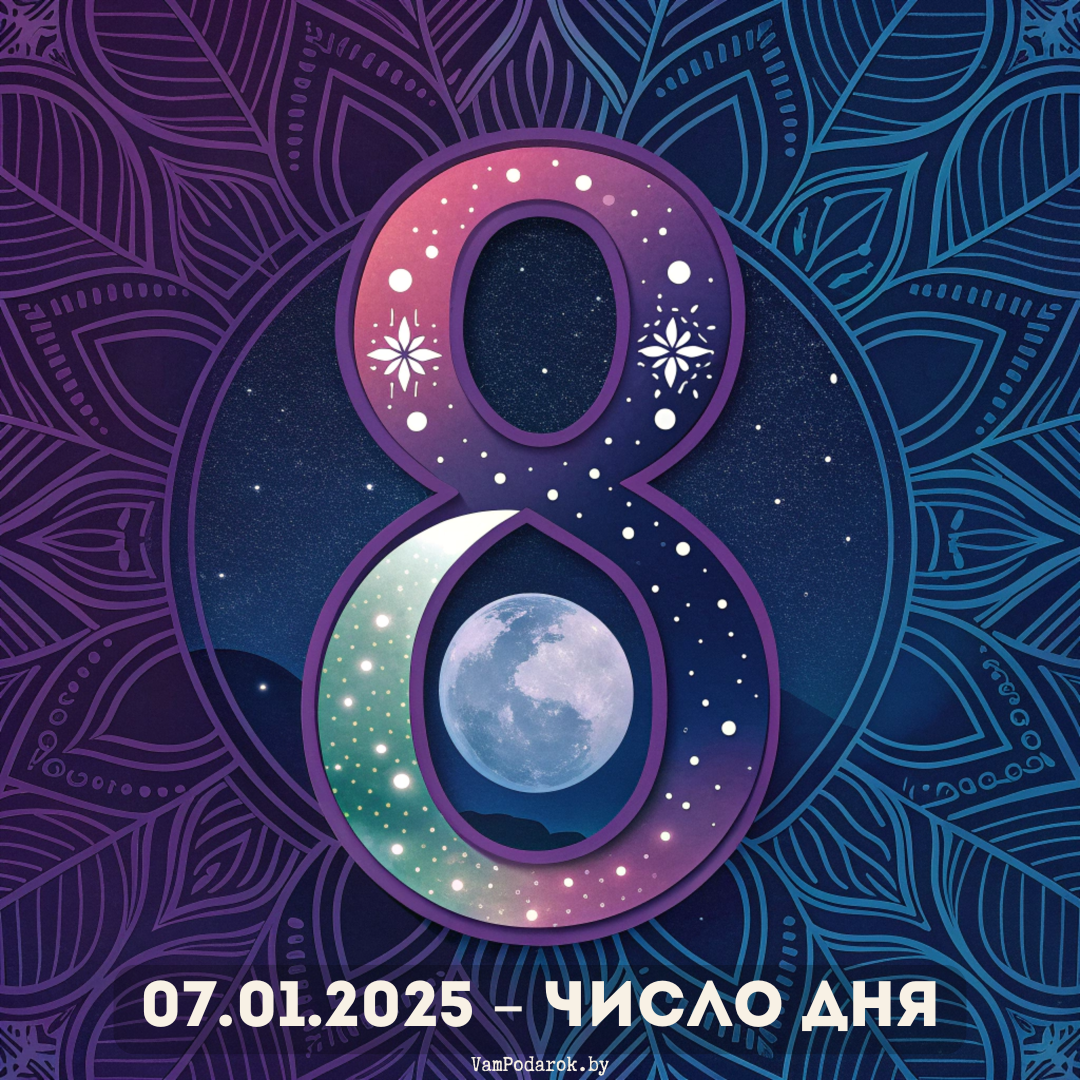 Дата 07.01.2025 – Число дня – 8