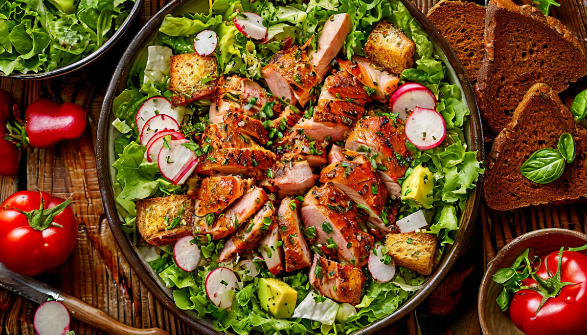 Рецепты. Салат с курицей. Простые рецепты. Салаты.