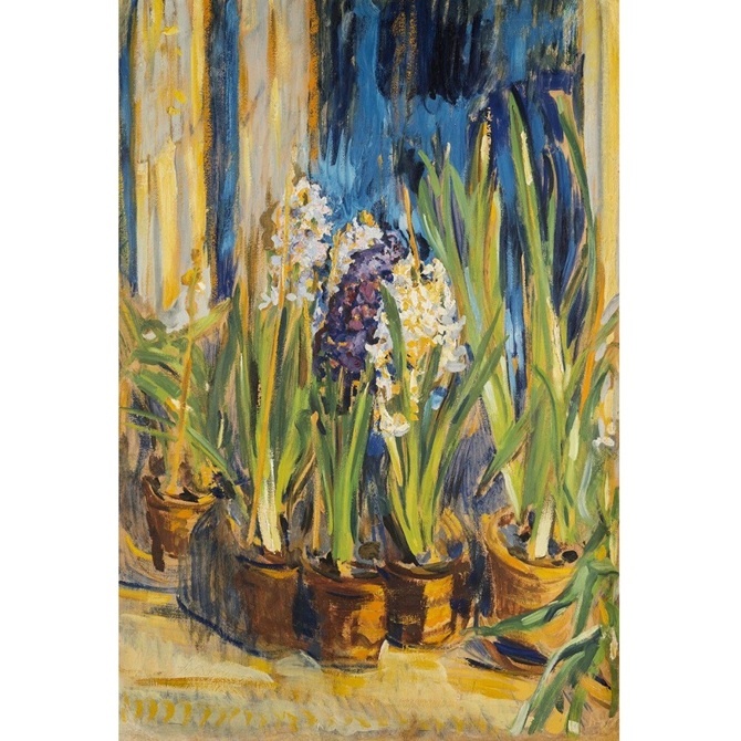 Михаил Шемякин. Гиацинты ночью. 1912. Картон, масло. 93.5 х 71. Музей русского импрессионизма