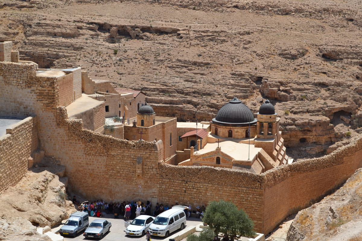 Христианский монастырь на территории Палестинской Автономии