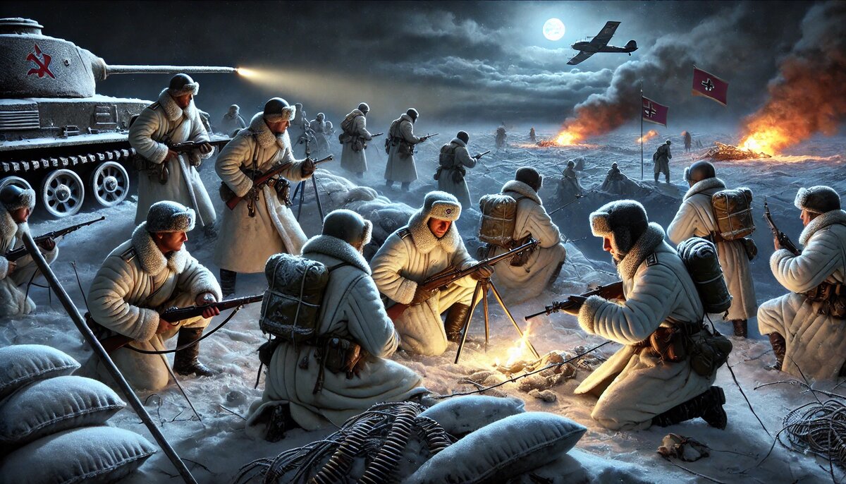 Так себе представляет разведгруппу Колосова ИИ.