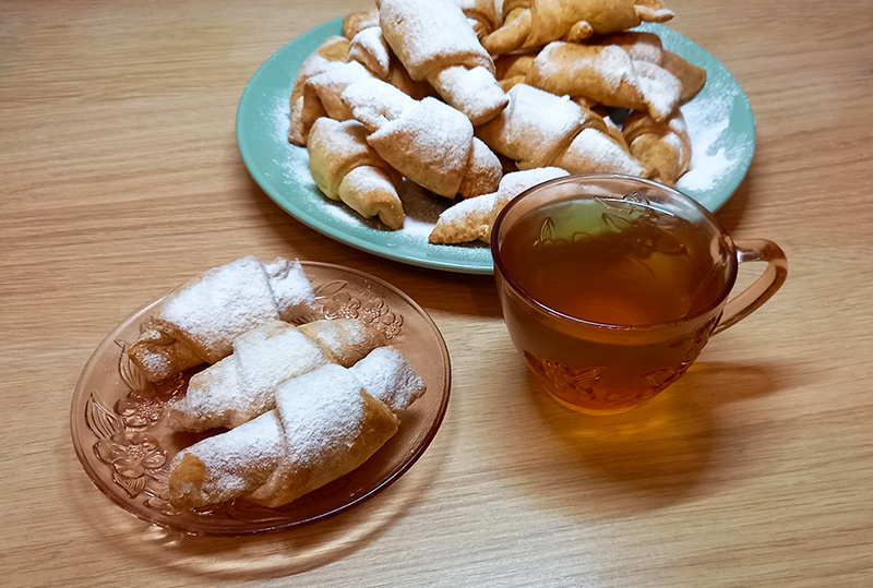 Рогалики с повидлом