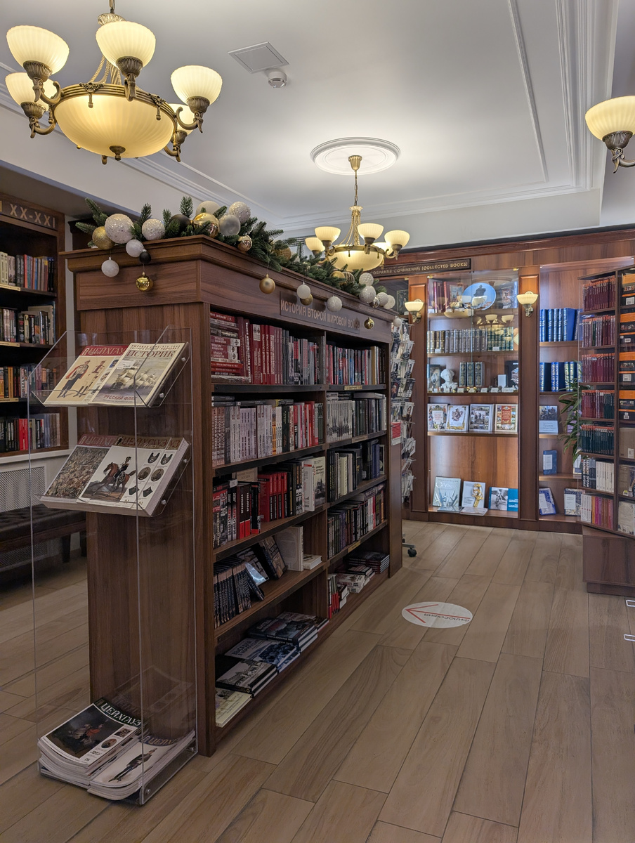 Интерьер магазина внутри. Фото автора