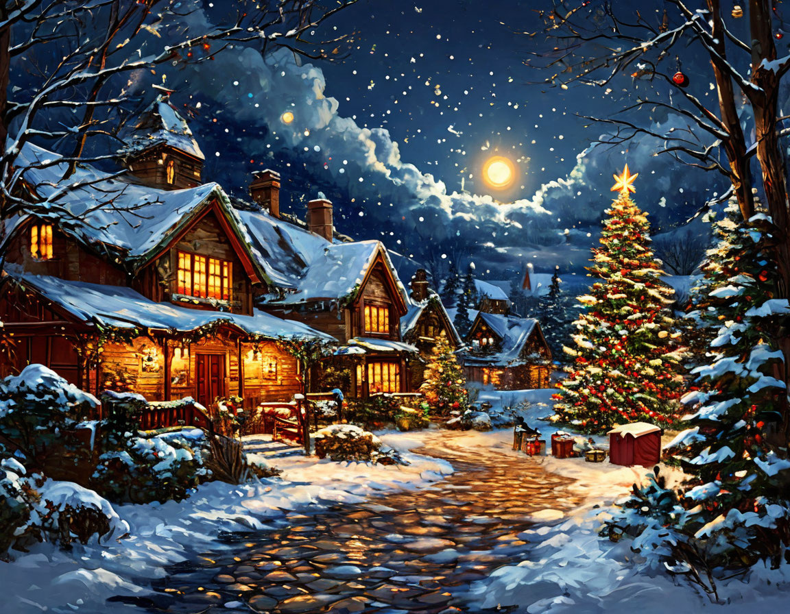 Сочельник открытка