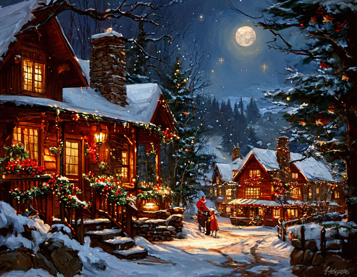 Сочельник открытка