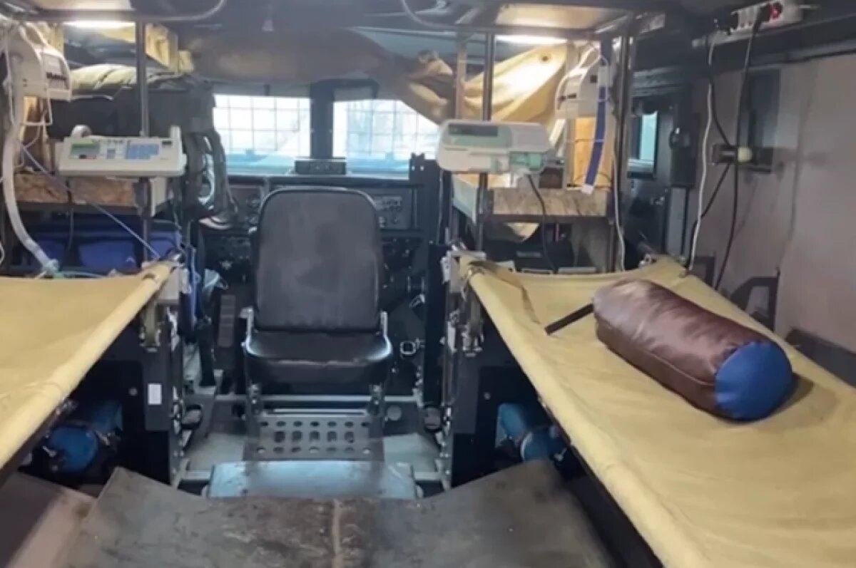    Кадыров показал бронеавтомобиль, модернизированный под медицинские нужды