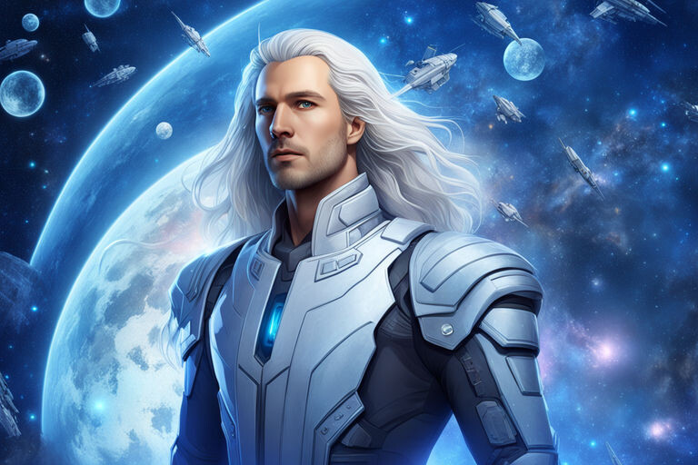 Аштар командующий флотом огромных кораблей, помогающих землянам