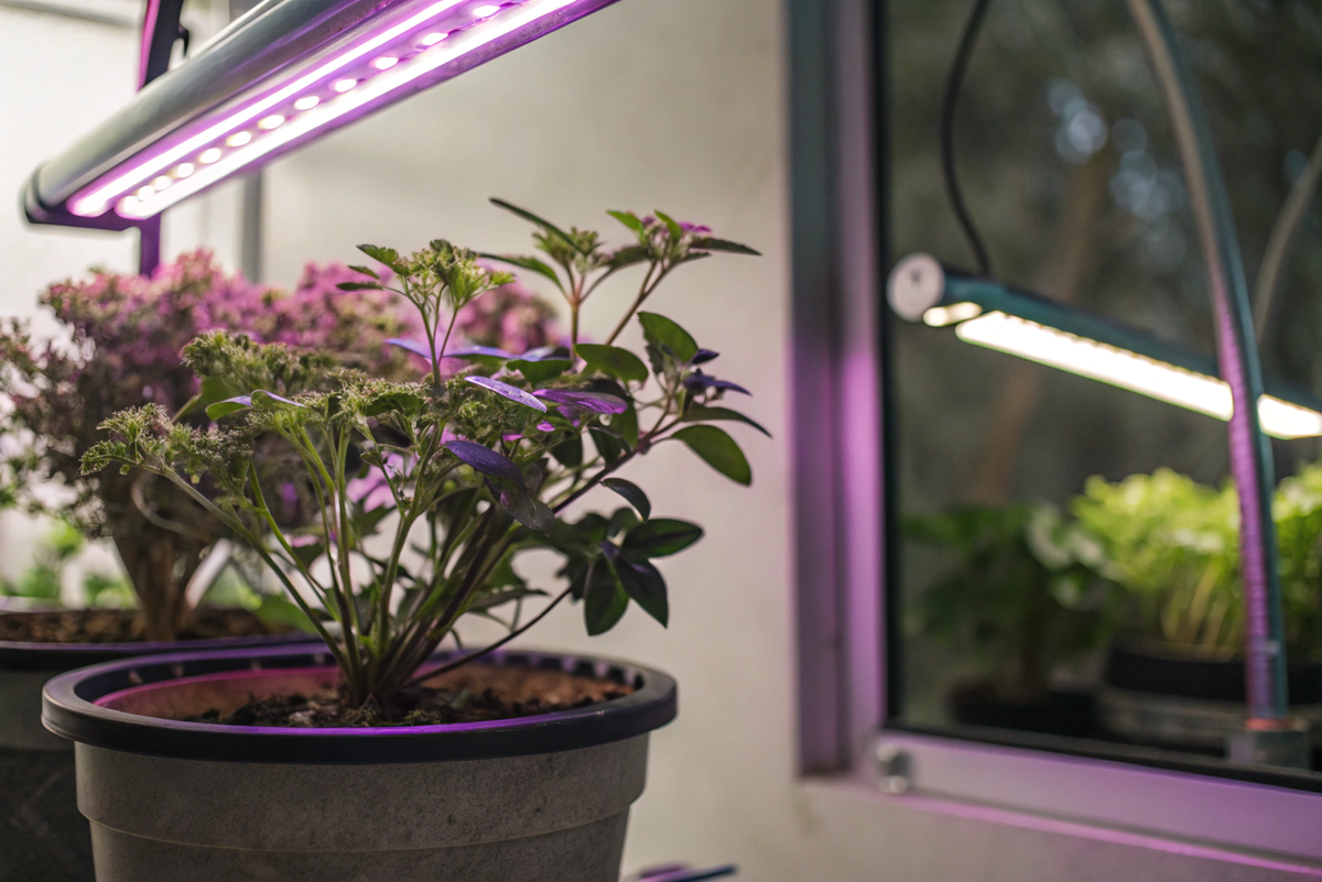 об искусственном освещении для здорового роста растений