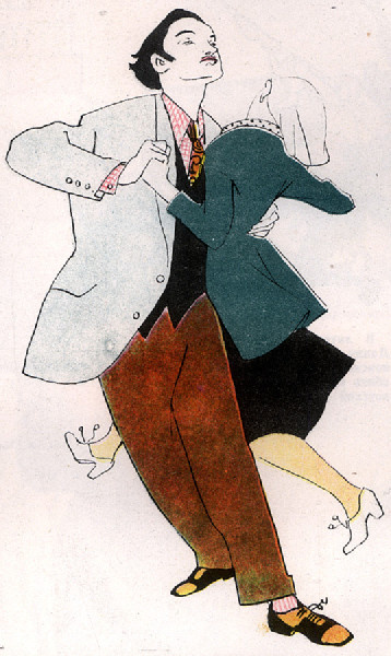 Первые стиляги из журнала «Крокодил». 1949 год