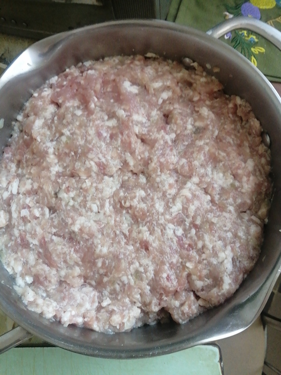 Прокрутили фарш. 