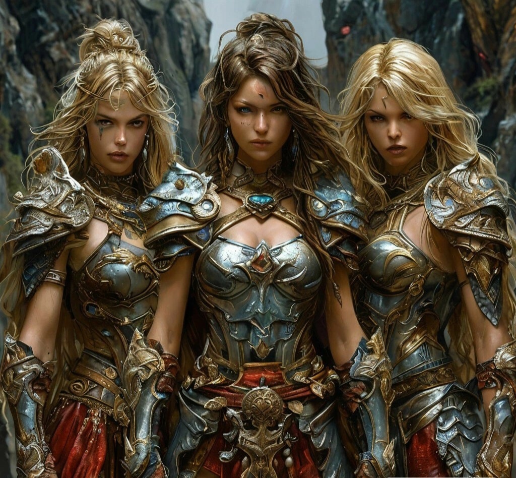 Вот так нейросеть видит мужественных воинов)) создано при помощи Шедеврума