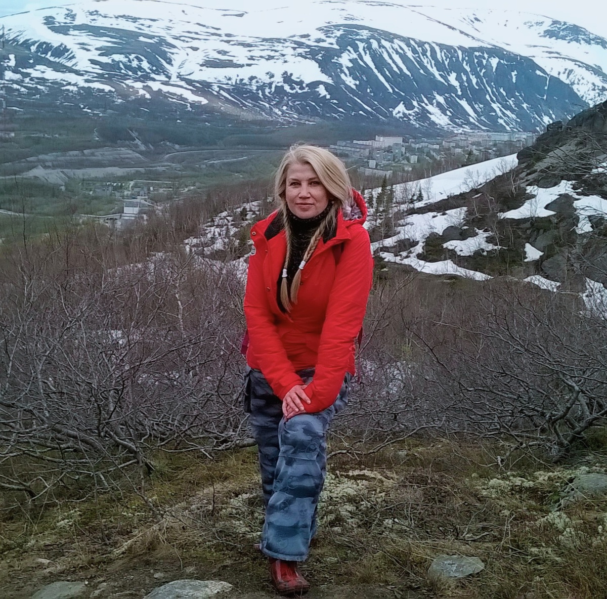 Автор в очередном походе по окрестностям Мурманской области 