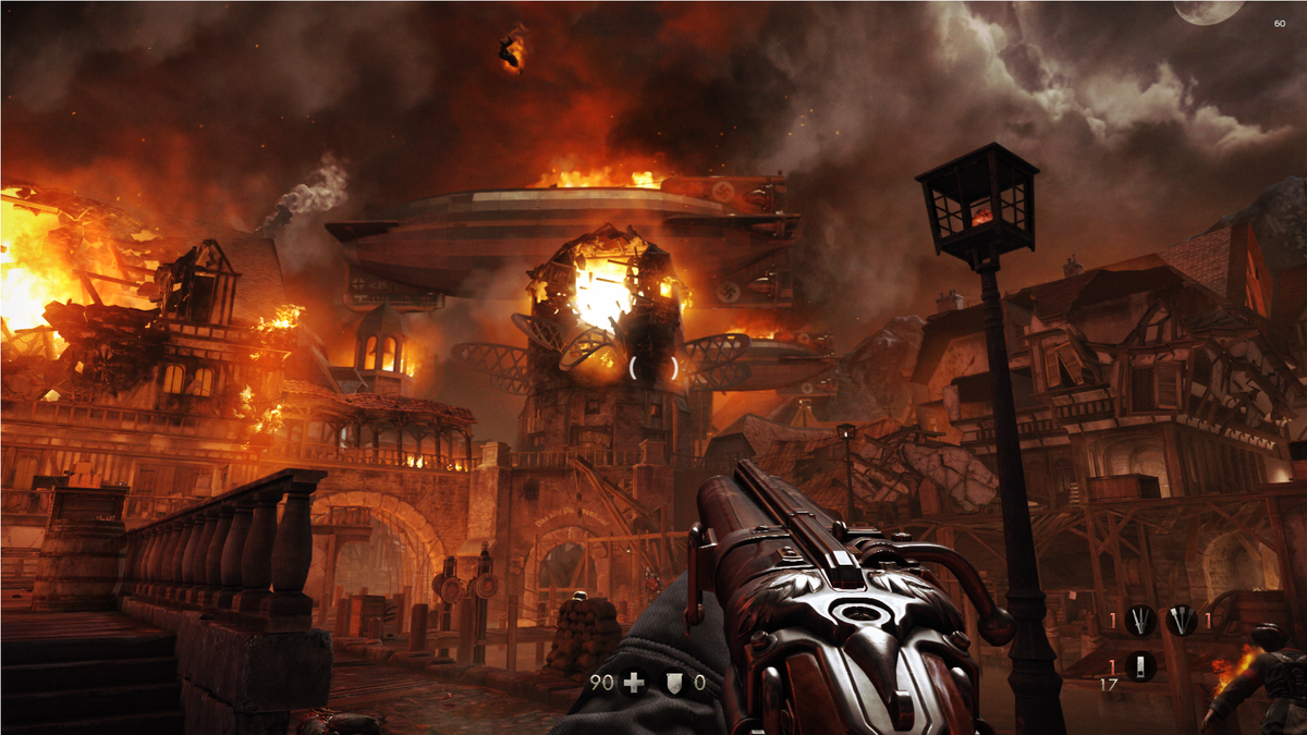 (скриншот  "Wolfenstein: The Old Blood")