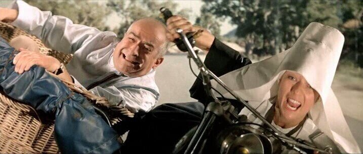Кадр из фильма "Жандарм женится" (1968)