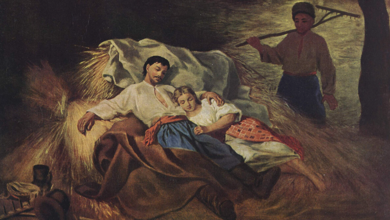 Константин Трутовский - "На сеновале" (1872)