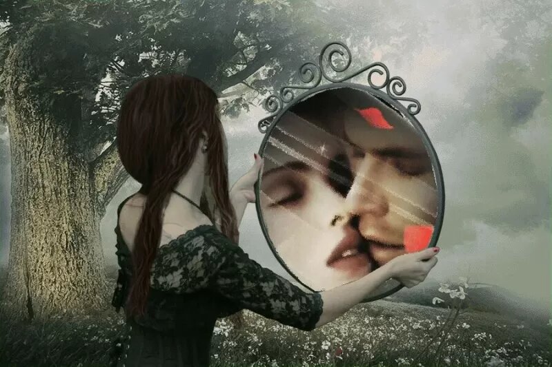 В зеркале: любовь, похожая на сон...