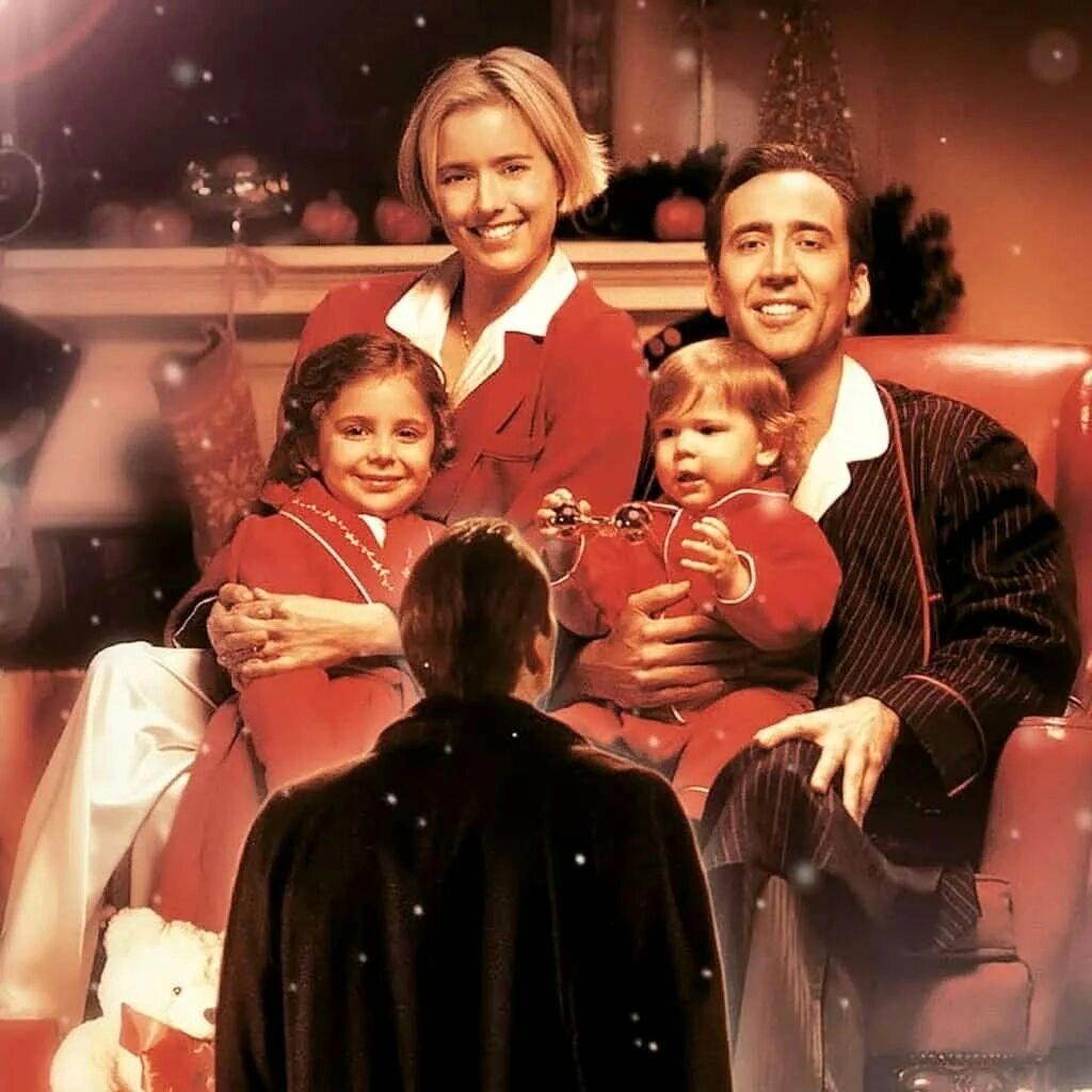 Джек с семьёй. Кадр из фильма "Семьянин"