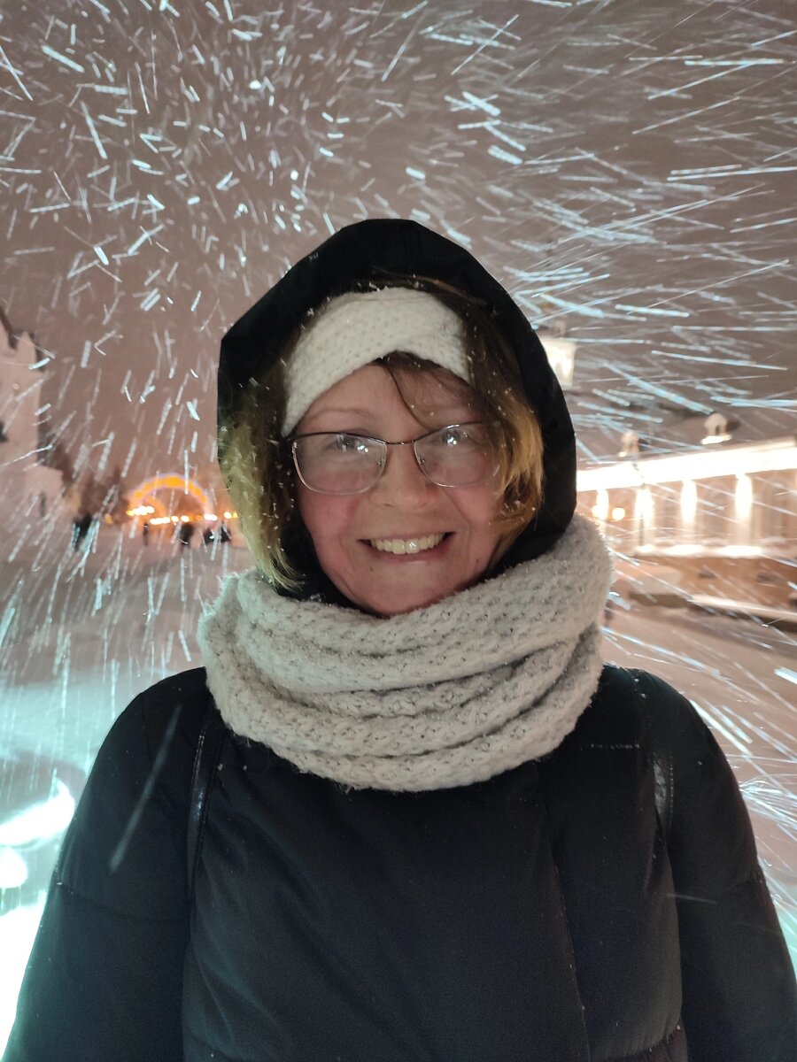 Снега было много.. 