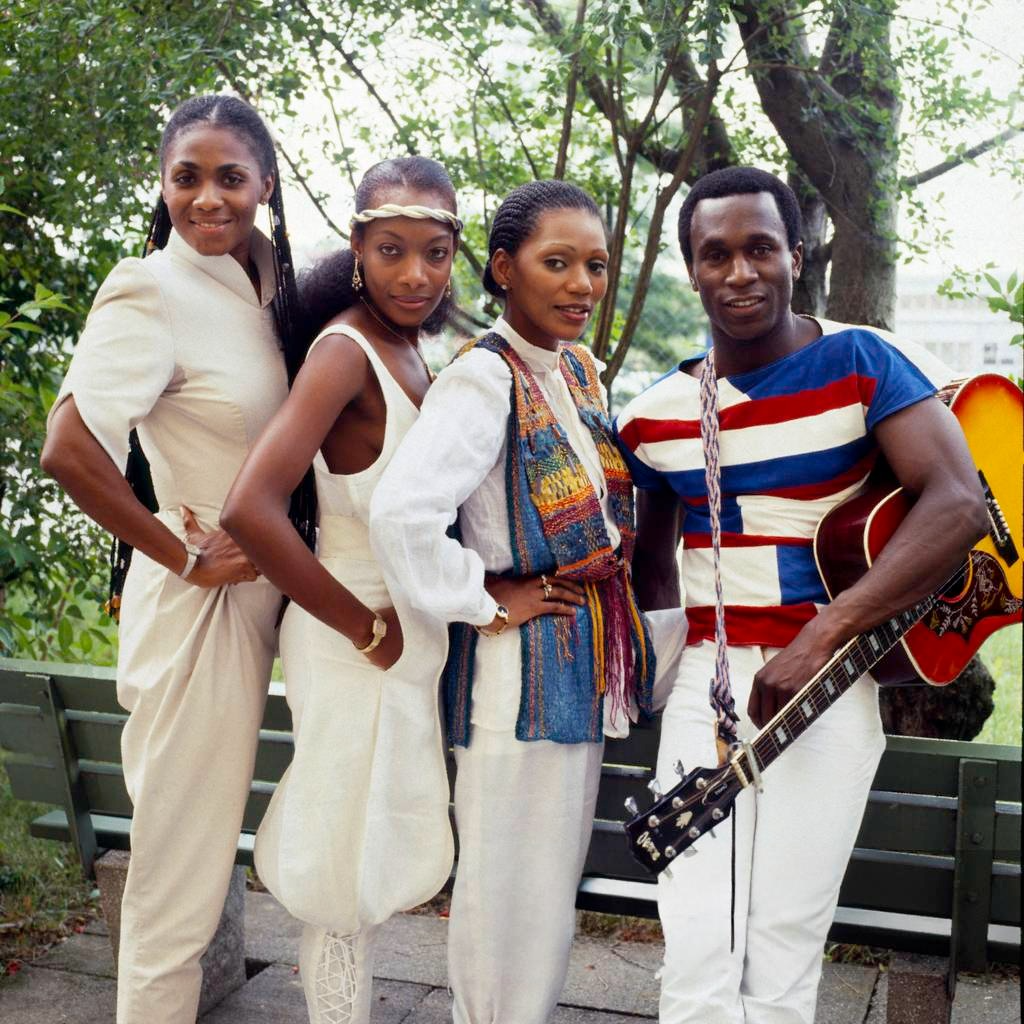 Boney M. с новым вокалистом Рэджи Цибо. 1982 год.