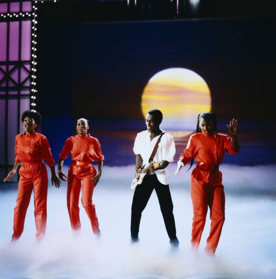 Boney M. с новым вокалистом Рэджи Цибо. 1982 год.