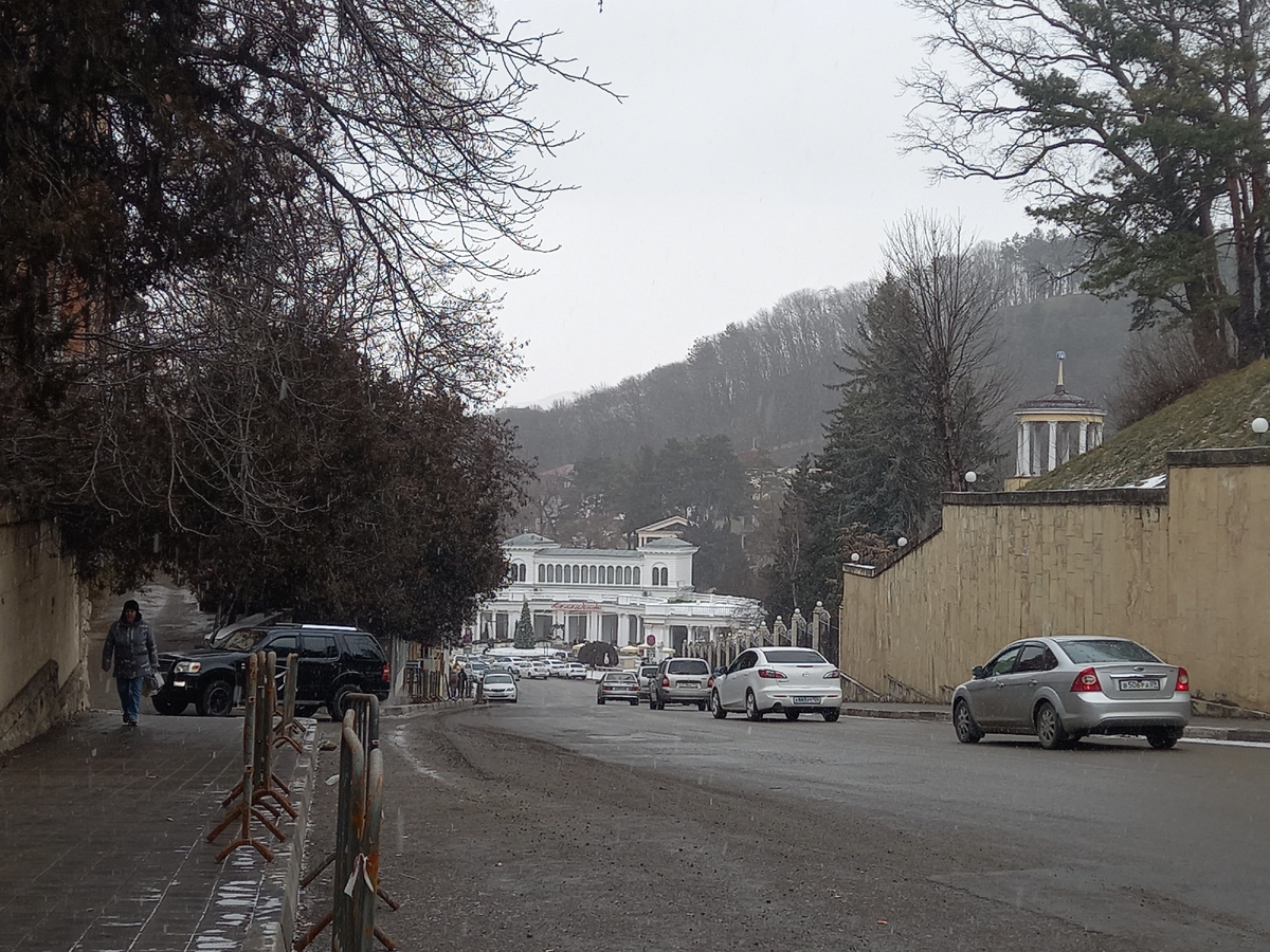 Вчерашний снегопад 