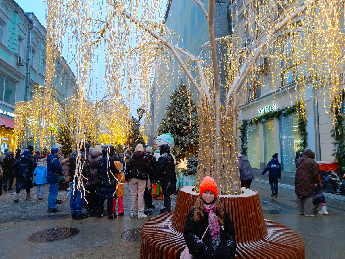 Маша на Рождественке. Все фото в статье - автора