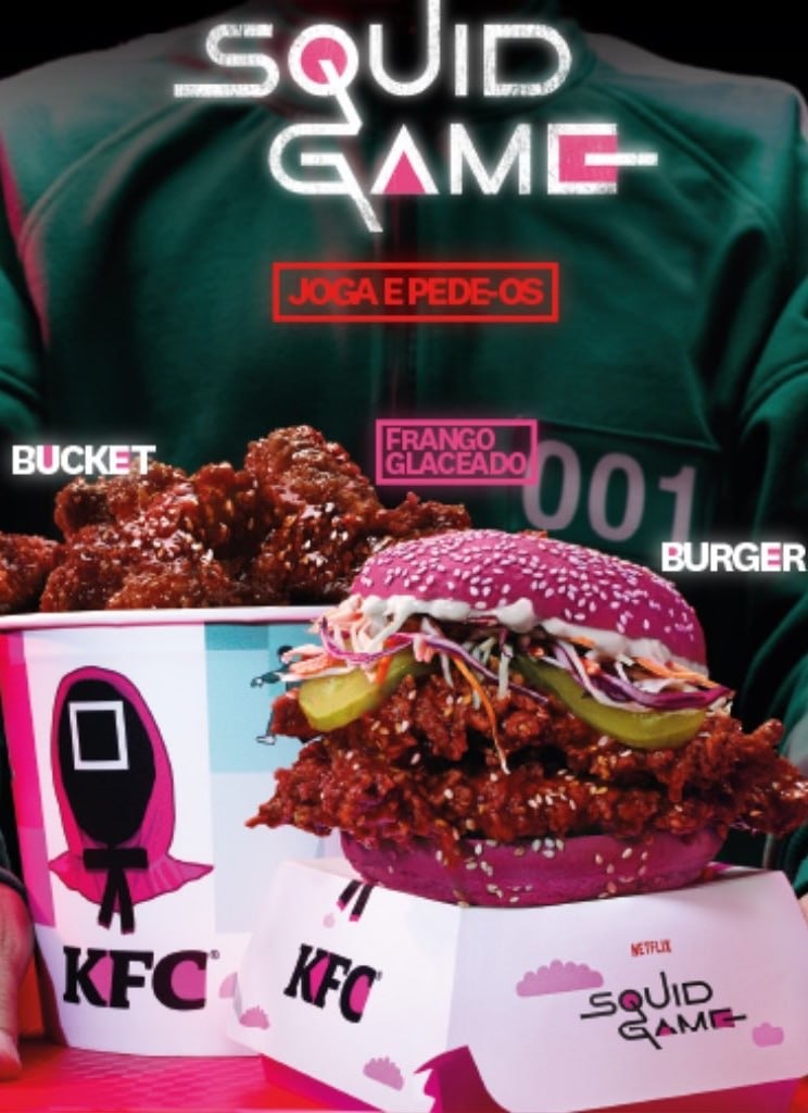 KFC в Испании выпустил коллекцию блюд по мотивам «Игры в кальмара» 