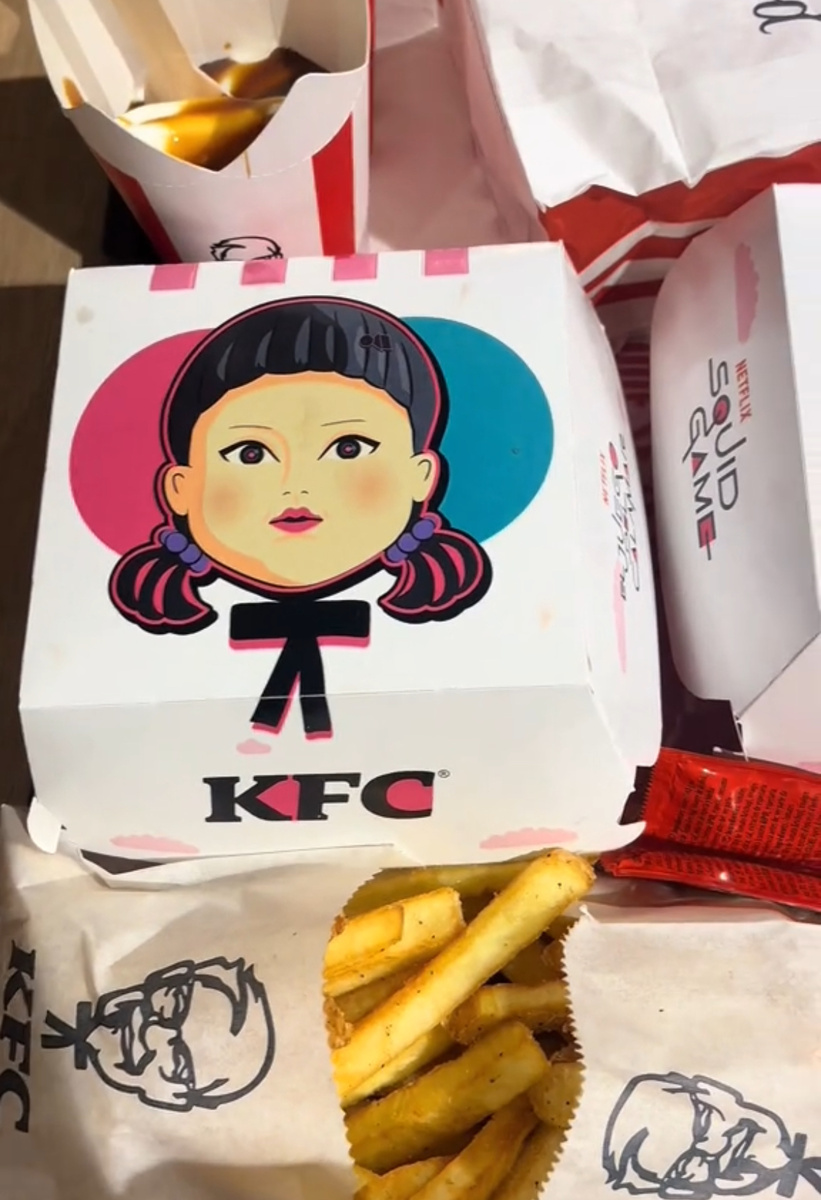 KFC в Испании выпустил коллекцию блюд по мотивам «Игры в кальмара» 
