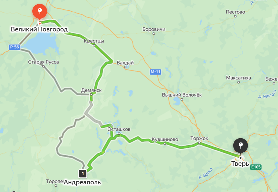 Андреаполь. Яндекс.Карты