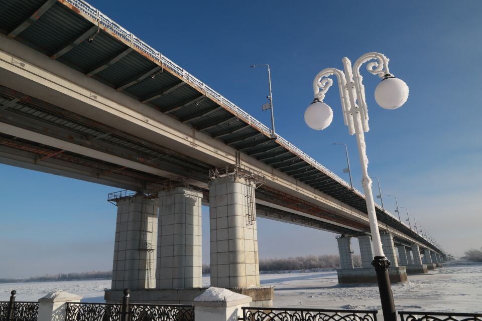    Барнаул. Зима. Иней. Источник: Олег Укладов