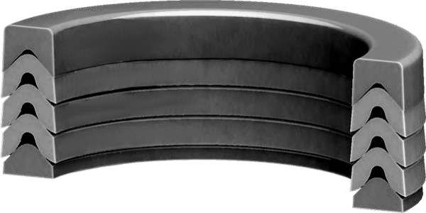 Манжета шевронная в разрезе