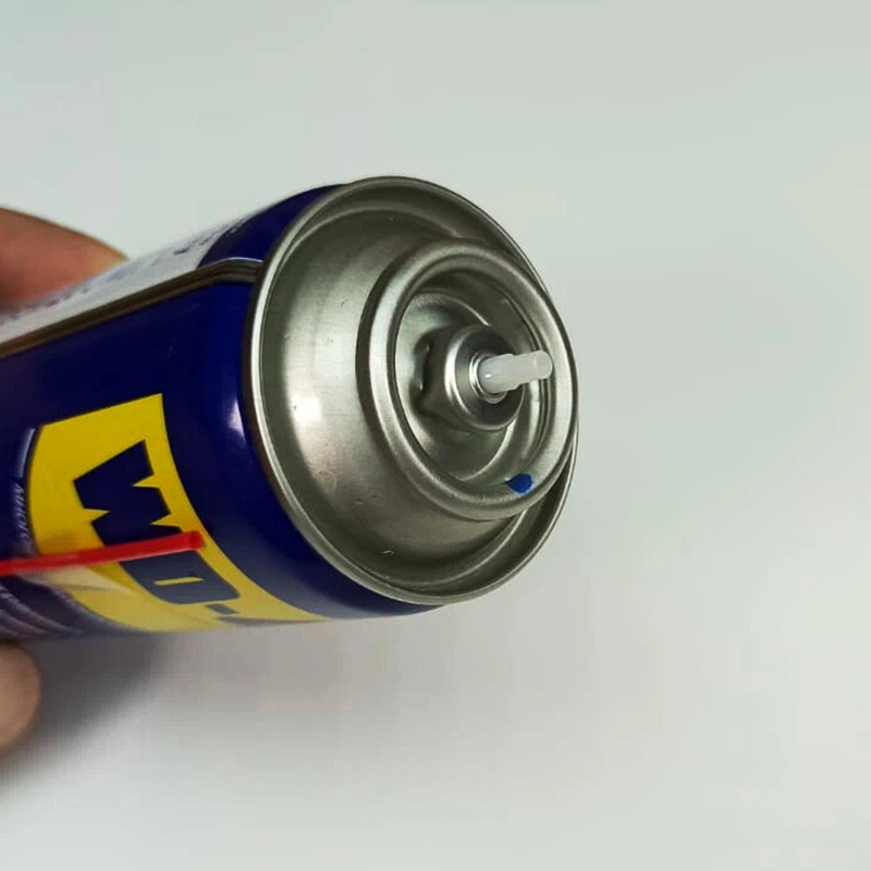 Синяя метка на флаконе WD-40