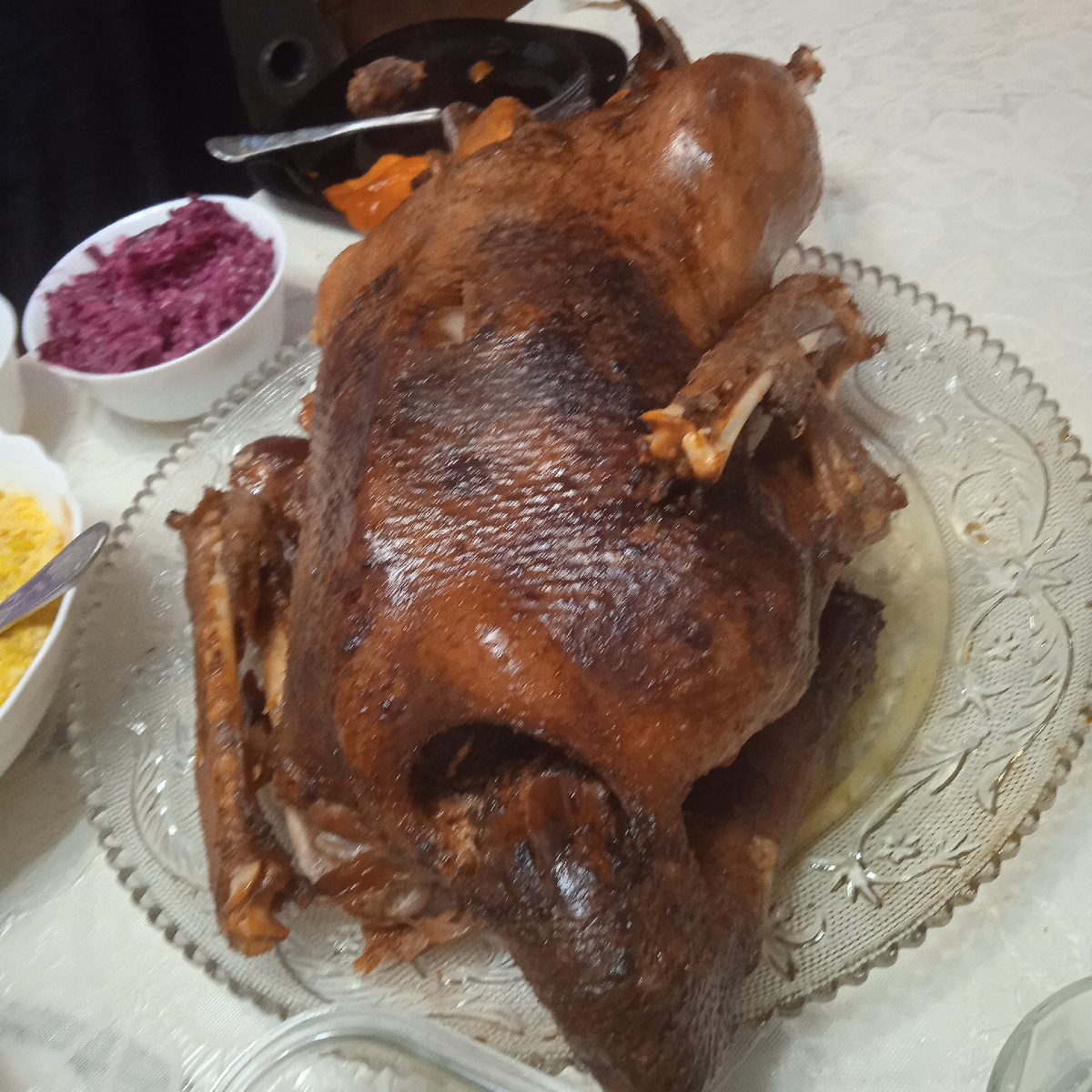 Наш гусь с черносливом. 