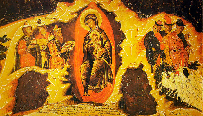 Икона "Собор Пресвятой Богородицы", фрагмент. Фото: iconreader.wordpress.com