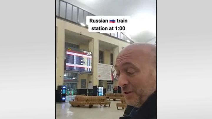    Американский взгляд на Финляндский вокзал. Скрин: amarok-man.livejournal.com