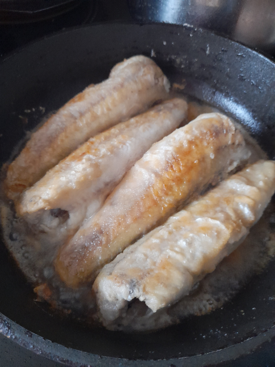 Жареный хек